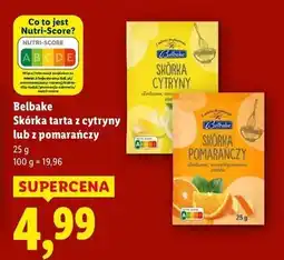 Lidl Skórka cytrynowa Belbake oferta