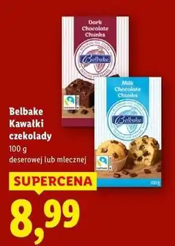 Lidl Kawałki czekolady mlecznej Belbake oferta