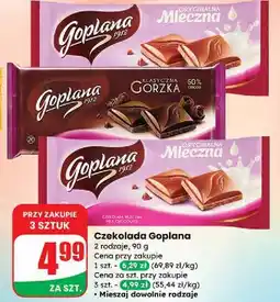 Dino Czekolada gorzka klasyczna Goplana oferta