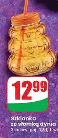 Dino Szklanka ze słomką dynia 800 ml oferta