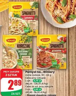 Dino Spaghetti po bolońsku Winiary Pomysł Na oferta