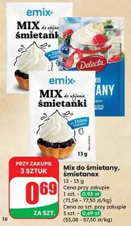 Dino Mix do śmietany Delecta oferta