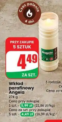 Dino Wkład parafinowy 4 dni Angela oferta