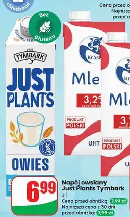 Dino Napój owsiany Tymbark Just Plants oferta