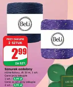 Dino Sznurek ozdobny bawełniany 20 m oferta