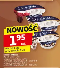 Auchan Jogurt z gwiazdkami w czekoladzie Danone Fantasia oferta