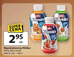 Auchan Napój mleczny o smaku orzechowym Mullermilch oferta