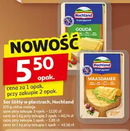 Auchan Ser maasdamer plastry Hochland oferta