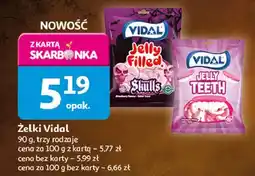 Auchan Żelki zęby Vidal oferta