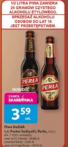 Auchan Piwo Perła Koźlak oferta