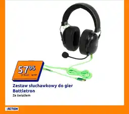 Action Zestaw słuchawkowy do gier Battletron oferta