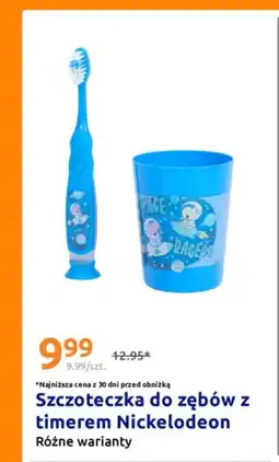 Action Szczoteczka do zębów z timerem Nickelodeon oferta