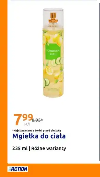 Action Mgiełka do ciała oferta