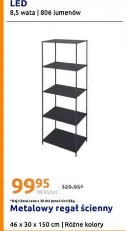 Action Metalowy regał ścienny oferta
