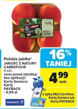 Carrefour Market Jabłka polskie 4 szt. Carrefour oferta