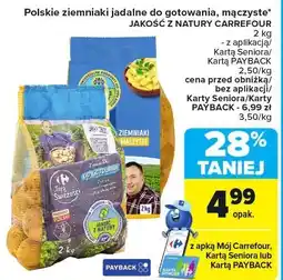 Carrefour Market Ziemniaki jadalne do gotowania, mączyste 2 kg Carrefour oferta