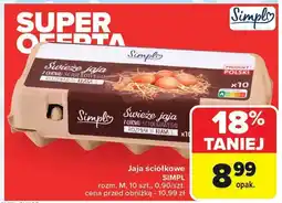 Carrefour Market Jajka ściółkowe 10 szt. Simply oferta
