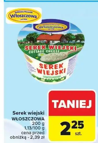 Carrefour Market Serek wiejski Włoszczowa oferta