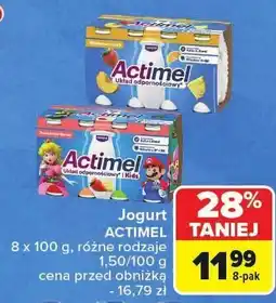 Carrefour Market Jogurt pitny 8-pak Actimel oferta