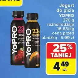 Carrefour Market Jogurt do picia różne rodzaje YoPro oferta