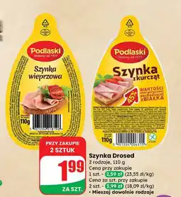 Dino Szynka wieprzowa Podlaski Drosed oferta
