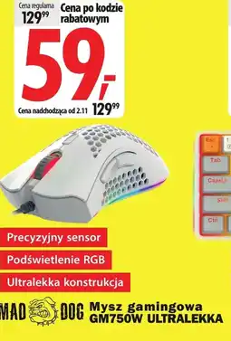Media Expert Mysz gamingowa Mad Dog oferta