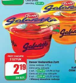 Dino Deser Galaretka różne rodzaje Zott oferta