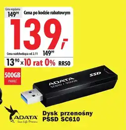 Media Expert Dysk ssd Adata oferta