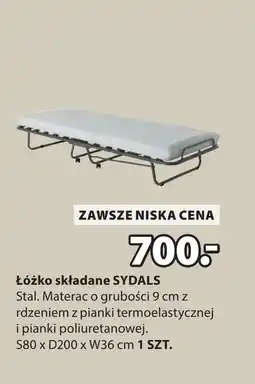 JYSK Łóżko składane oferta