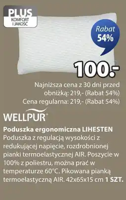 JYSK Poduszka ergonomiczna Wellpur oferta