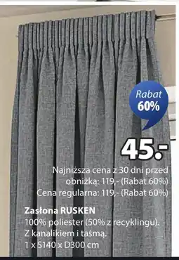 JYSK Zasłona oferta