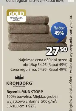 JYSK Ręcznik Kronborg oferta