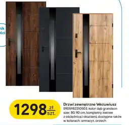 Castorama Drzwi zewnętrzne Orzech oferta