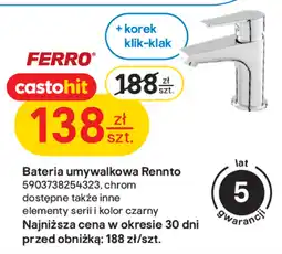 Castorama Bateria umywalkowa Ferro oferta