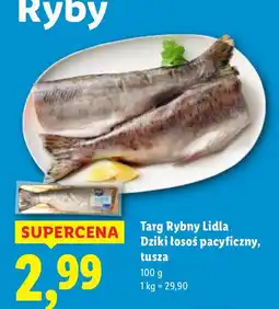 Lidl Dziki łosoś pacyficzny tusza Targ Rybny Lidla oferta