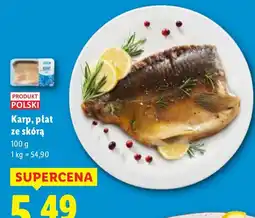 Lidl Karp - płat ze skórą Lidl oferta