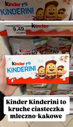 Dino Ciasteczka mleczno-kakaowe Kinder Kinderini oferta