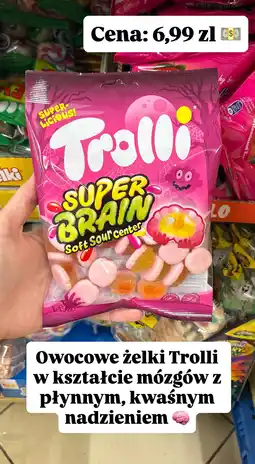 Dino Żelki Trolli Super Brain Soft Sour Center oferta