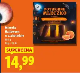 Lidl Potworne Mleczko Halloween w czekoladzie Lidl oferta