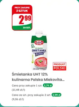 Dino Śmietanka UHT 12% kulinarna polska Mlekovita oferta