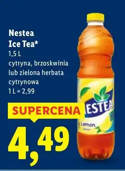 Lidl Napój Ice Tea cytryna Nestea oferta
