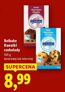 Lidl Kawałki czekolady deserowej do wypieków Belbake oferta
