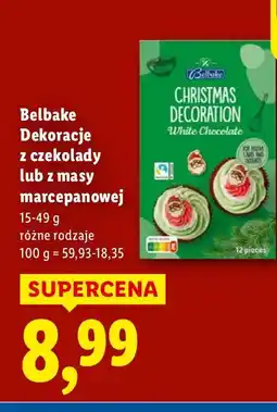 Lidl Dekoracje z czekolady Belbake oferta