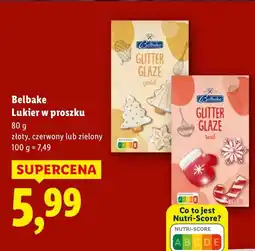 Lidl Lukier w proszku złoty Belbake oferta