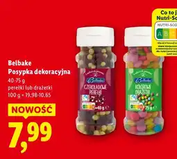 Lidl Posypka dekoracyjna perełki Belbake oferta