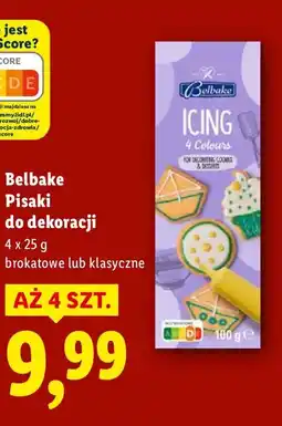 Lidl Pisak do dekoracji brokatowe Belbake oferta