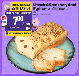 Polomarket Ciasto drożdżowe z rodzynkami Wypiekarnia i Ciachownia oferta