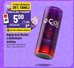 Polomarket Napój Acai Motion z dodatkiem kofeiny Acai Motion Europe oferta