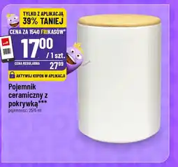 Polomarket Pojemnik ceramiczny z pokrywką oferta