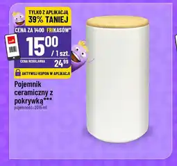 Polomarket Pojemnik ceramiczny z pokrywką oferta